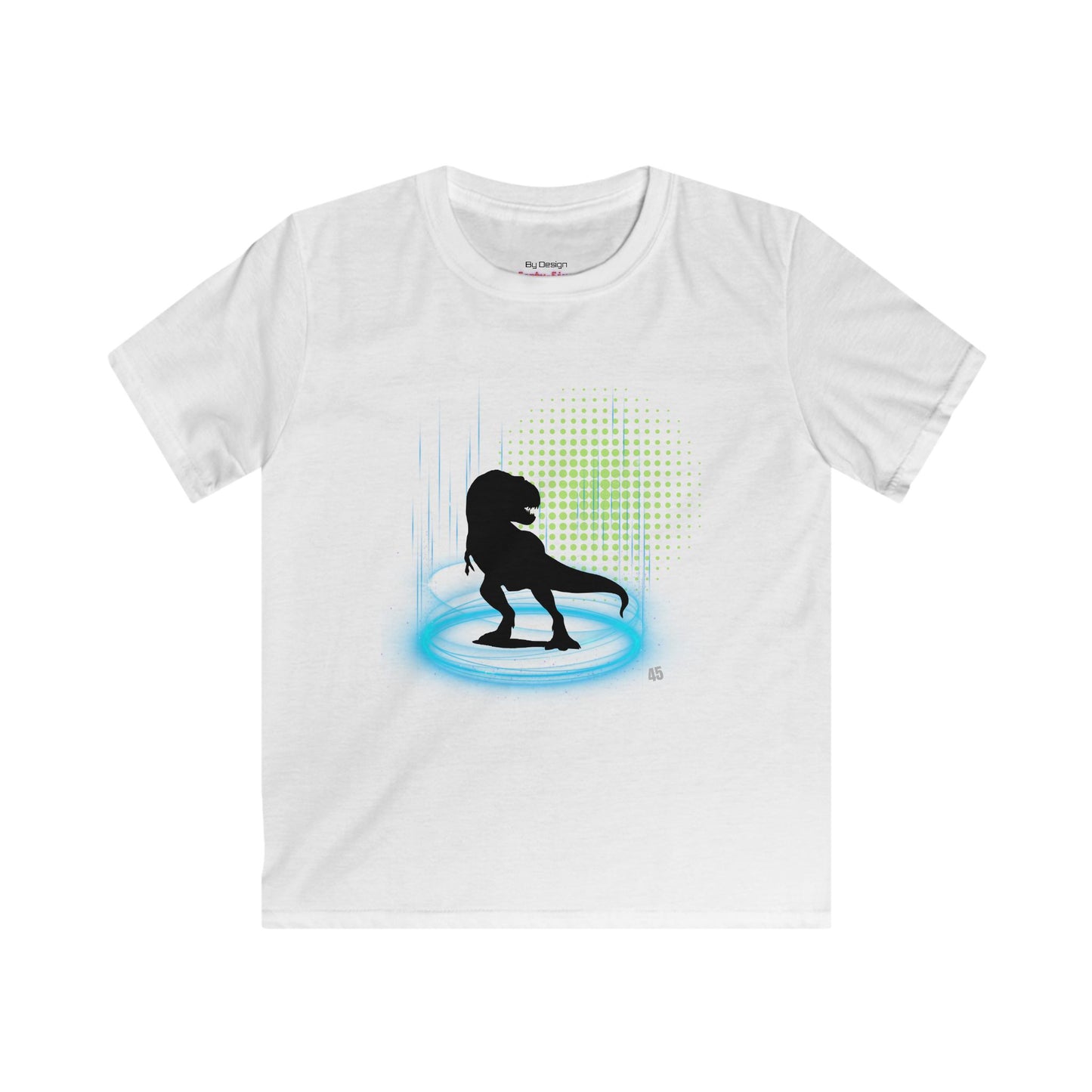 Dinosaur Dance Kids Softstyle Tee - Fun Graphic T-Shirt for Young Adventurers