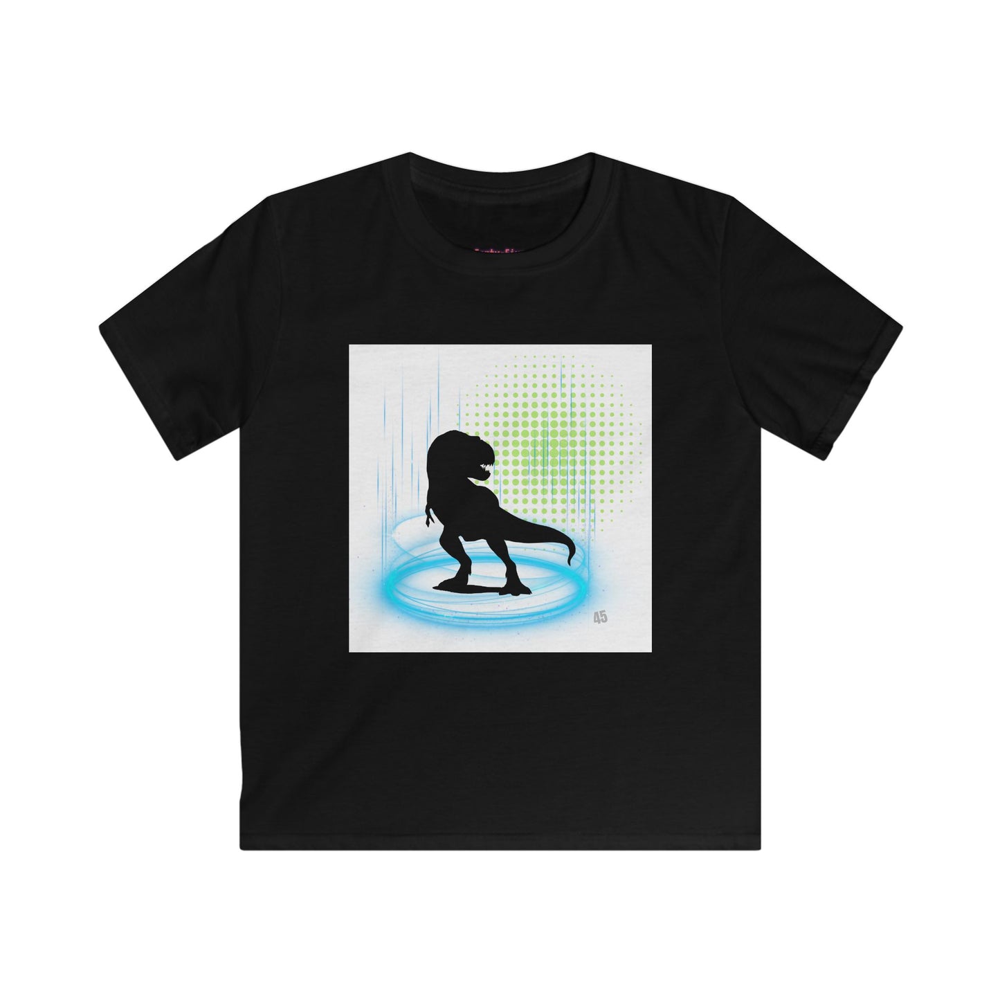 Dinosaur Dance Kids Softstyle Tee - Fun Graphic T-Shirt for Young Adventurers