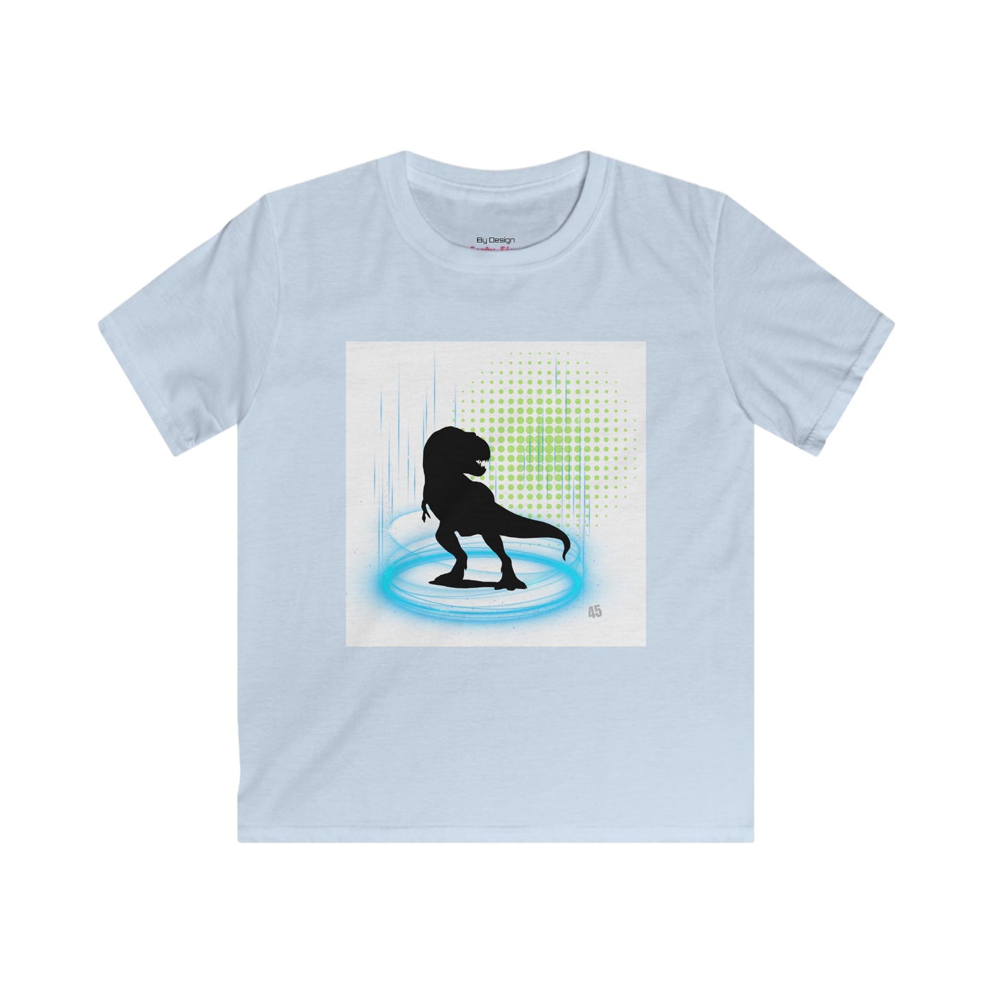 Dinosaur Dance Kids Softstyle Tee - Fun Graphic T-Shirt for Young Adventurers