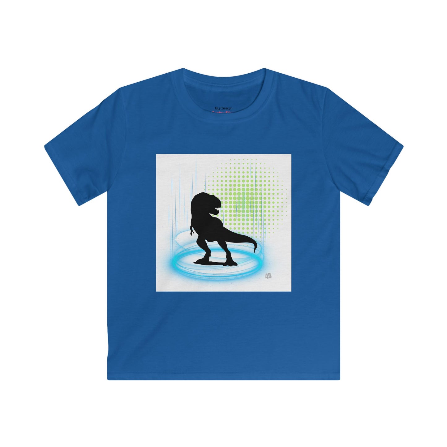 Dinosaur Dance Kids Softstyle Tee - Fun Graphic T-Shirt for Young Adventurers