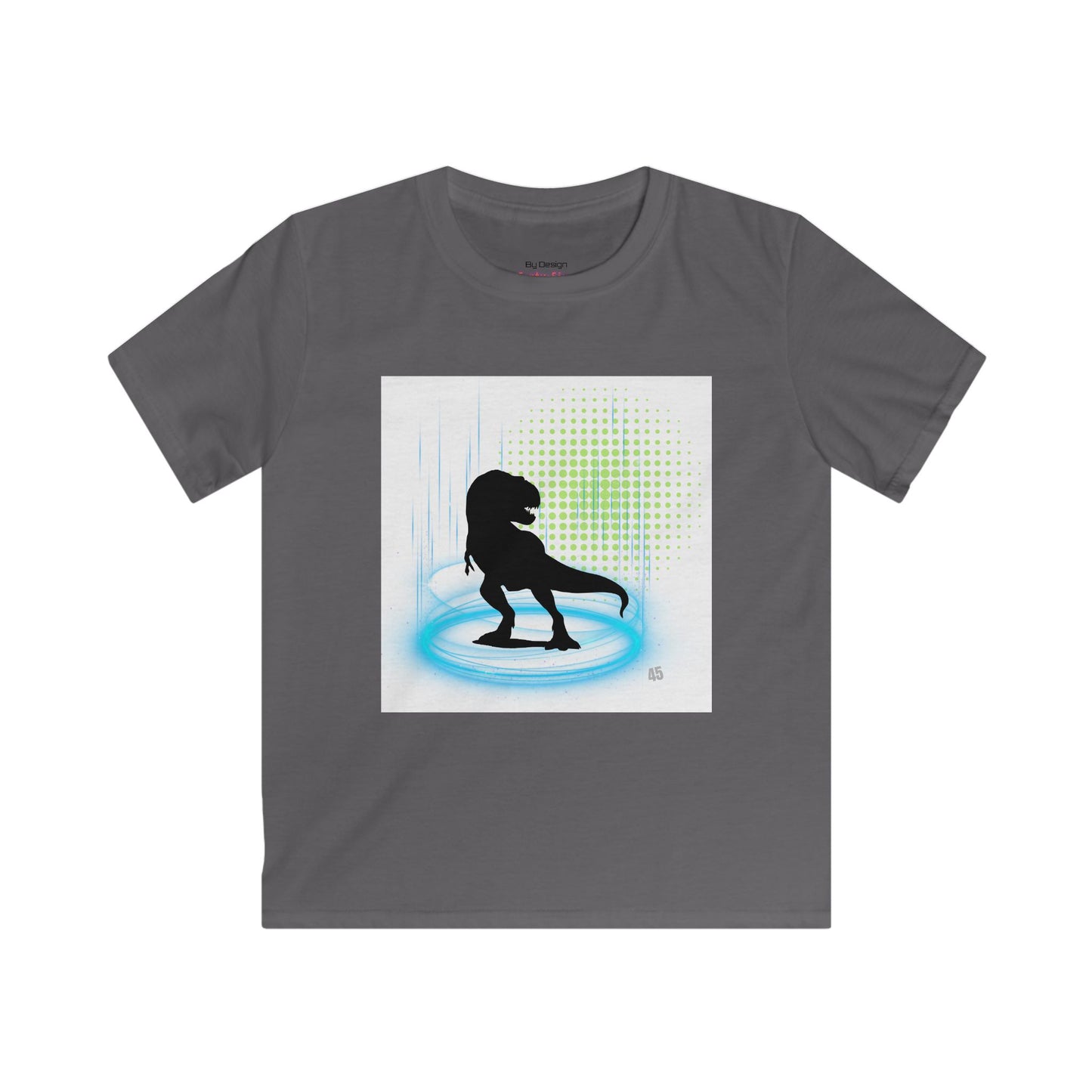 Dinosaur Dance Kids Softstyle Tee - Fun Graphic T-Shirt for Young Adventurers