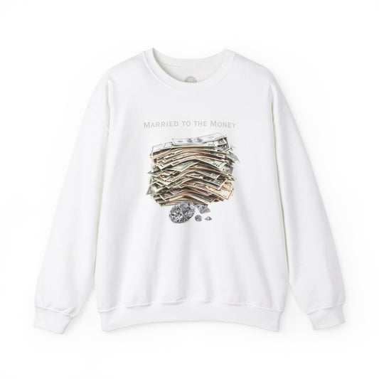 Married to the Money Crewneck Sweatshirt - Unisex Heavy Blend™