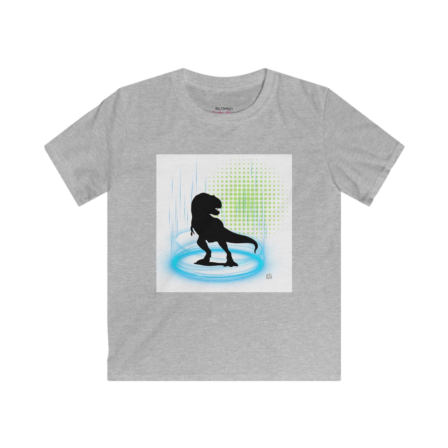 Dinosaur Dance Kids Softstyle Tee - Fun Graphic T-Shirt for Young Adventurers