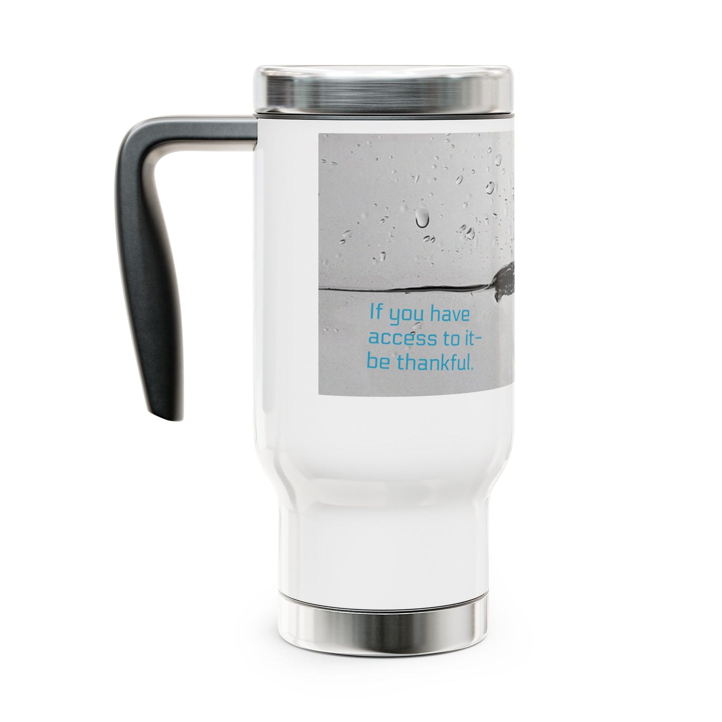 H2- 0h So Thankful Stainless Steel Travel Mug - 14oz Gratitude Design